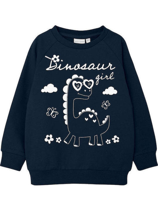 Kinder-Sweatshirt mit Kapuze Blau