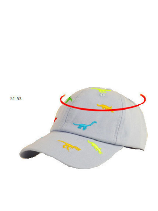 Tatu Moyo Kinderhut Jockey Stoff Hellblau