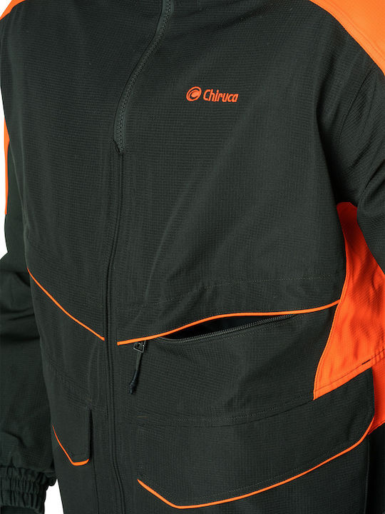 Chiruca EGIL 08 Αδιάβροχο Κυνηγετικό Μπουφάν Softshell Μαύρο