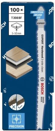 Bosch 2608900546 Jig Saw Blades for Wood 117mm 100 Pieces