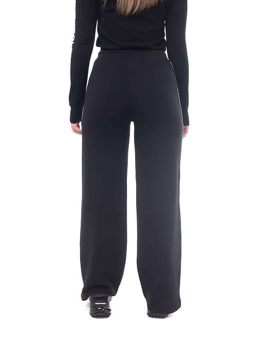 Iceberg Hohe Taille Damen-Sweatpants Schwarz