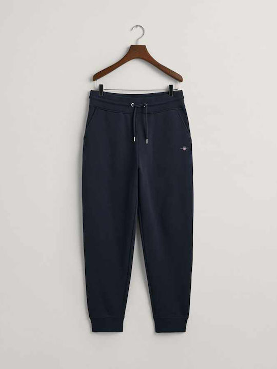 Cargo Football Sweatpants with Elastic Dark Blue