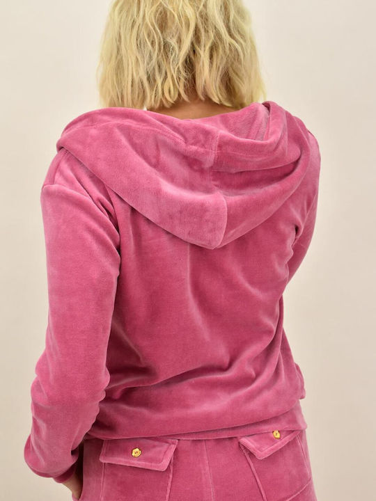 Sweatpants Set Velvet Pink