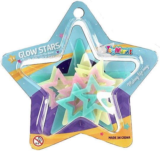 ToyMarkt Детска стикерна за стена Стена Фосфоресциращи 20x20бр