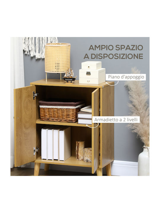 Wooden Storage Drawers L60xW30xH76cm