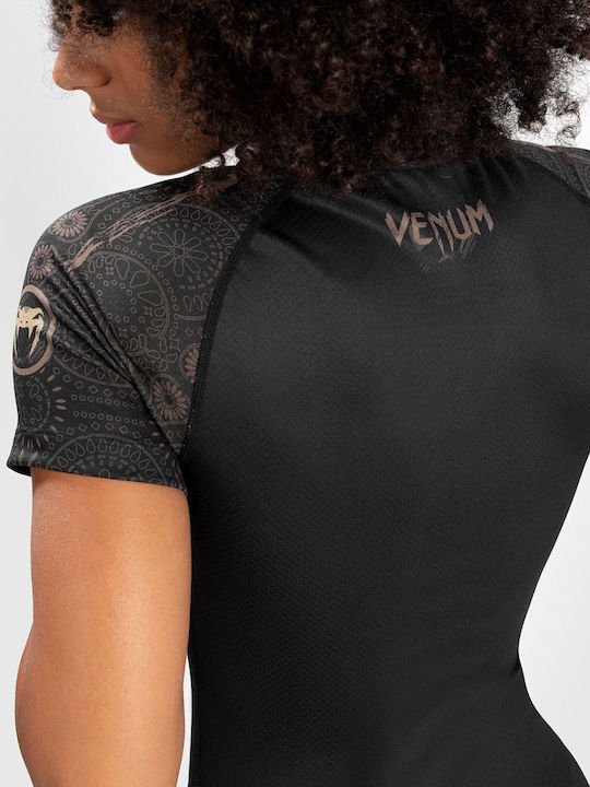 Venum Γυναικεία Κοντομάνικη Μπλούζα VENUM-04809-124 για Jiu-Jitsu Μαύρη