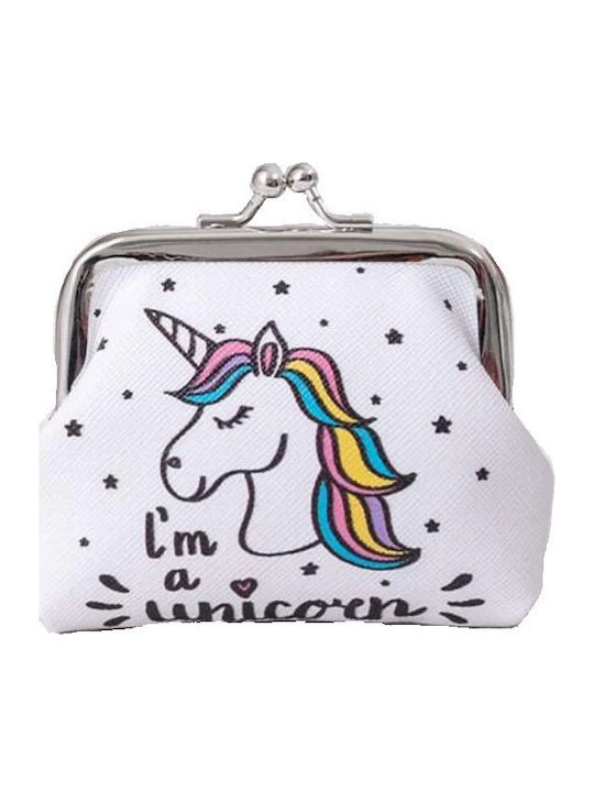 Tatu Moyo Kids Wallet with Clasp White