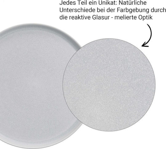 Butlers Geschirrset Keramik Gray 12Stück