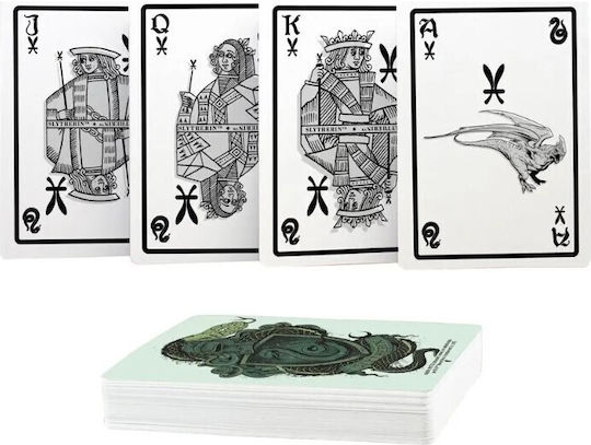 Aquarius Playing Συλλεκτική Τράπουλα Harry Potter για Poker Λευκή