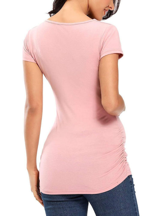 Queen Mother Maternity Top Pink