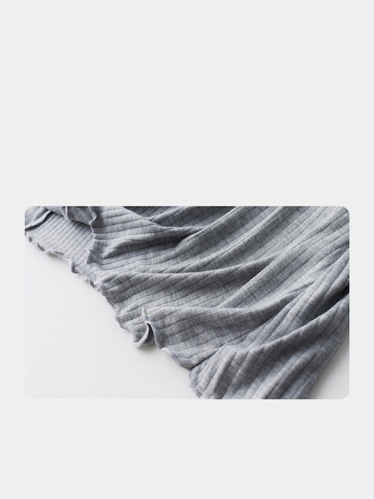 Queen Mother Nightgown Maternity & Nursing Gray