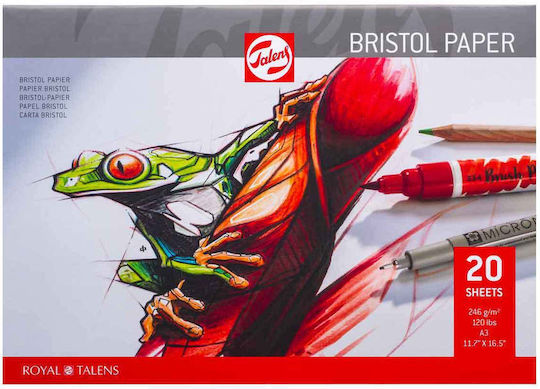 Royal Talens Μπλοκ Σχεδίου BRISTOL A3 29.7x42cm