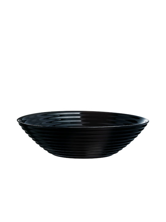 Luminarc Farfurie joasă Sticlă Negru cu Diametru 20cm