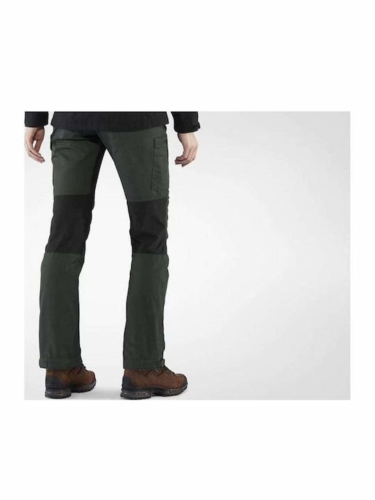 Fjallraven Kaipak Femei Lung Pantaloni de drumeție Roșu