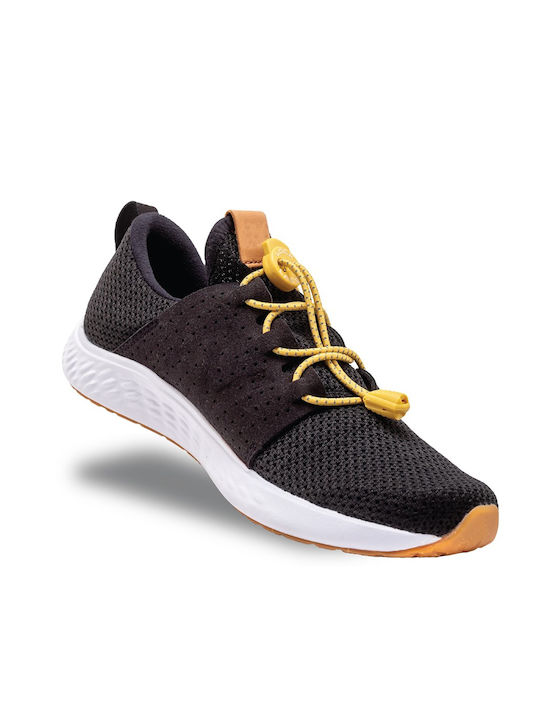 Lock Laces Κορδόνια Παπουτσιών Ελαστικά Κίτρινα 2τμχ 122cm