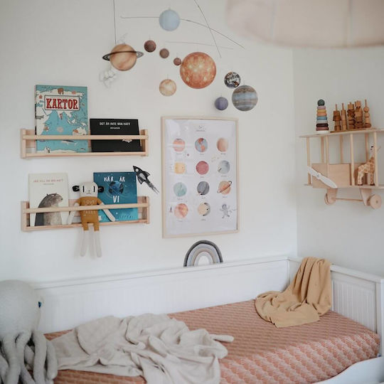 Mushie Educational Kids Poster Space Large 70x50cm