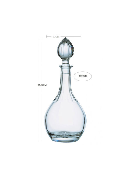 Novaker Crystal Wedding Decanter Τransparent