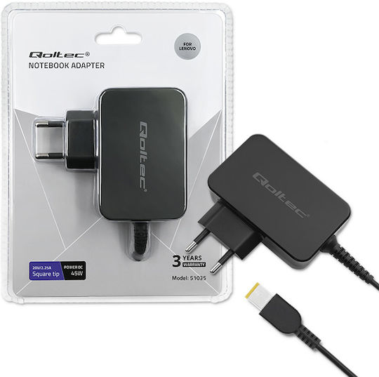 Qoltec Universelles Netzadapter 20V 2.25A mit Leistung 45W (51035)