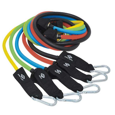 Schildkrot Gymtube Resistance Bands with Handles Set 5pcs Multicolour