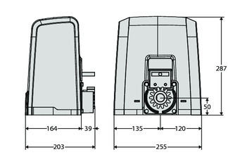 Bft Deimos BT Set Garage Door Motor for Sliding Door for Maximum Weight 400kg