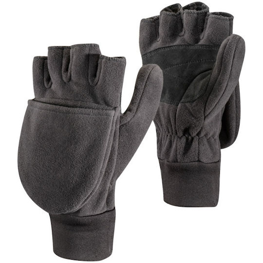 Black Diamond Γάντια Ορειβασίας Mittens με Αντιανεμική Προστασία Μαύρα