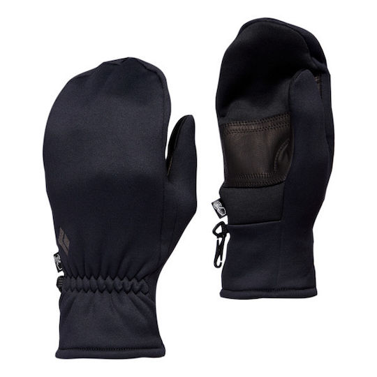 Black Diamond Screentap Gloves Mountaineering and Climbing Mittens Touchscreen Black