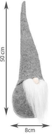 Iso Trade Weihnachtliche Stoff Figur Zwerge Gray Länge 8cm