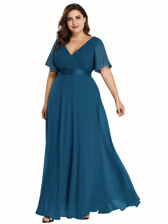 Amely Summer Maxi Dress Blue