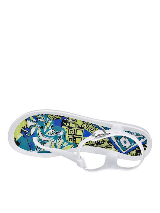 Women's Flip Flops in Sandal Style in White Color