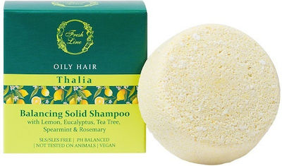 Fresh Line Thalia Regulating & Balancing Solide Shampoos Wiederaufbau/Ernährung für Ölig Haare 1x70gr