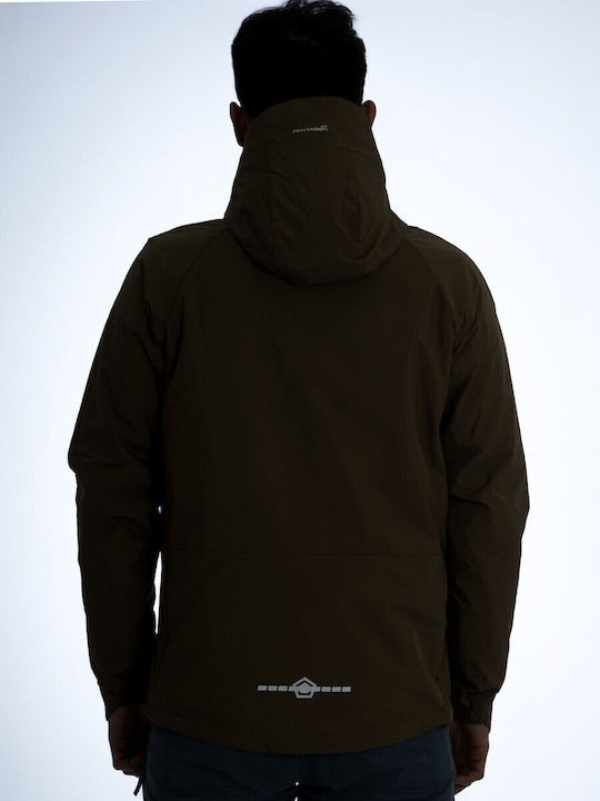 Anemos Winter Jacke Winddicht Schwarz