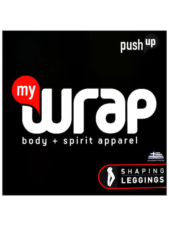 My Wrap Colanti de femei Lung Colanti Push Up Negru