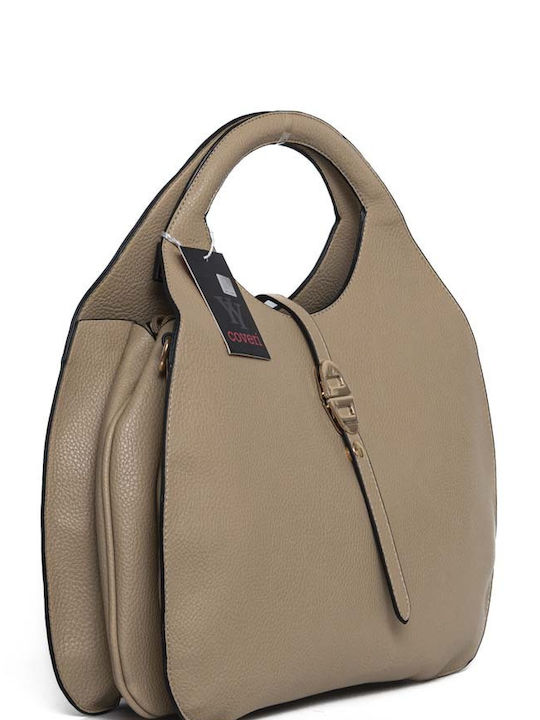 Enrico Coveri Women's Bag Hand Beige