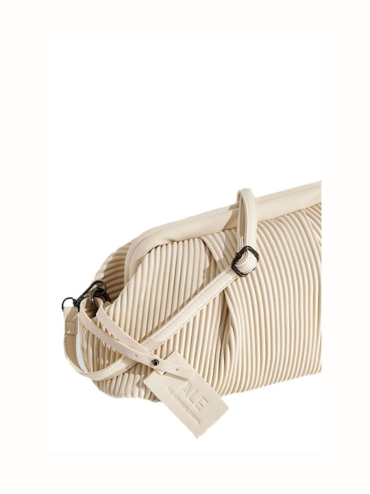 Ale - The Non Usual Casual Leather Women's Pouch Hand Beige