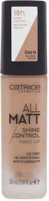 Catrice Cosmetics All Matt Shine Control Liquid Make Up 046 N Neutral Toffee 30ml