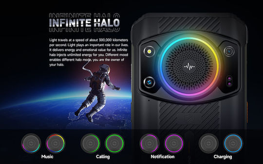 Ulefone Armor 21 Dual SIM (8/256GB) Ανθεκτικό Smartphone Μαύρο