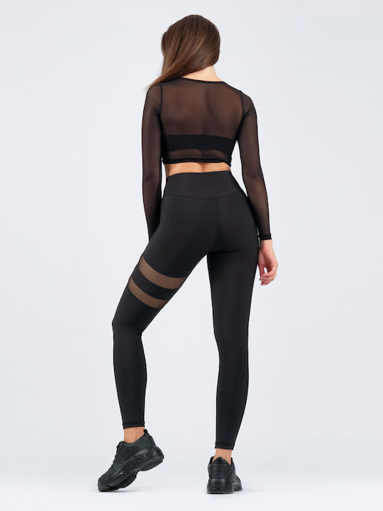 The Lady Women's Training Legging High Waisted & Push Up Black