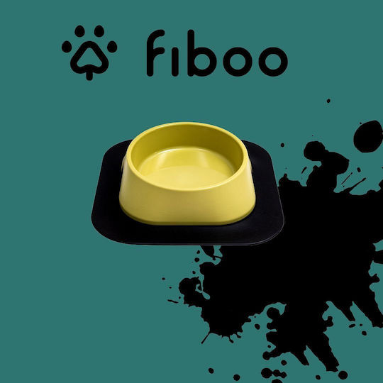 Fiboo Bowl Пластмаса Купа Храна & Вода за Куче & Котка 200мл в Жълт Цвят