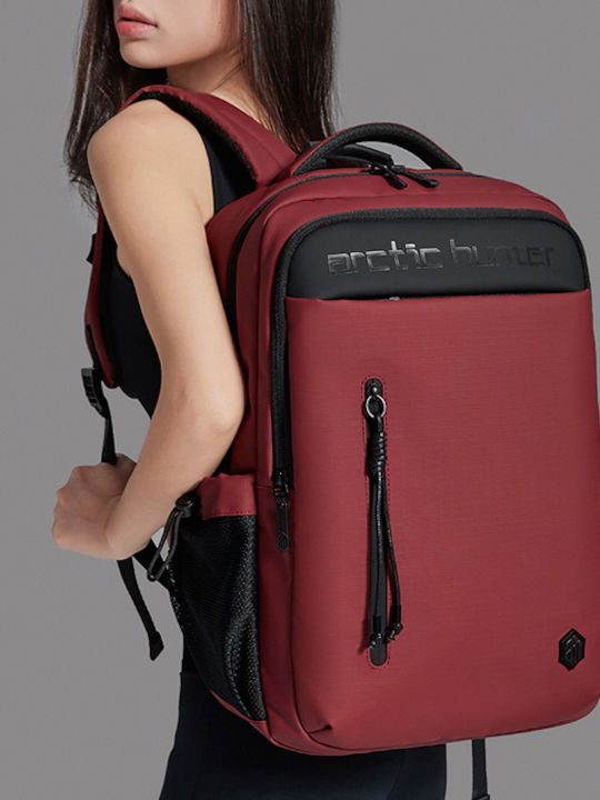 Arctic Hunter Wasserdicht Tasche Rucksack für Laptop 15.6" in Rot Farbe B00534-RD