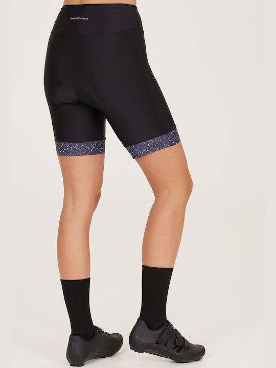 Endurance Frauen Fahrrad Leggings Schwarz