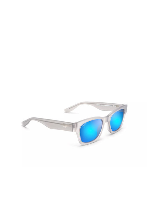 Maui Jim Sonnenbrillen mit Gray Rahmen und Blau Polarisiert Linse B780-14