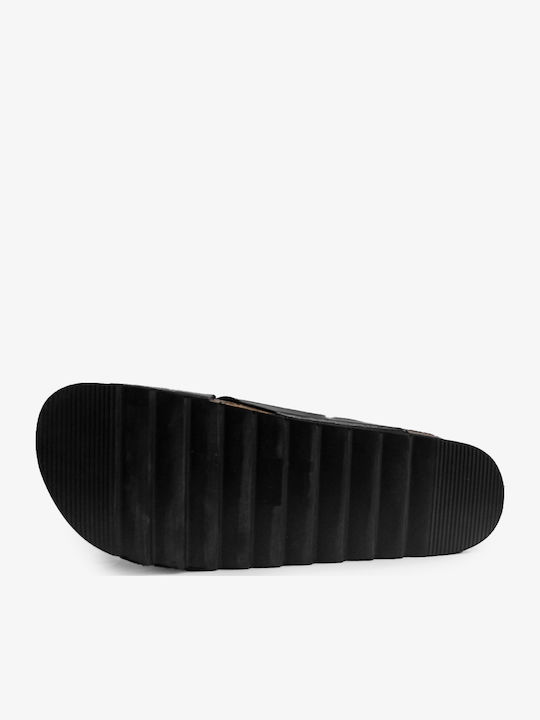 Women's Flat Sandals Flatforms in Black Color