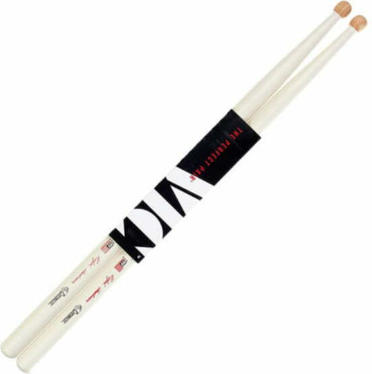 Vic Firth Hickory Μπαγκέτες Ντραμς Signature με Σχήμα Μύτης Ball