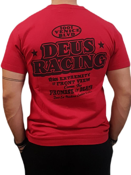 Deus Ex Machina Tee Ανδρικό T-shirt Κοντομάνικο Κόκκινο