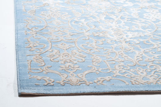 Klonaras Velvet 5840 Rug Rectangular Aqua Beige
