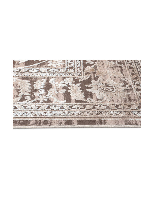 Klonaras Velvet 6027 Χαλί Ορθογώνιο Vison 67x140cm