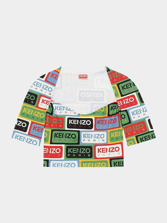 Paris Label Women's Summer Crop Top Short Sleeve Multicolour