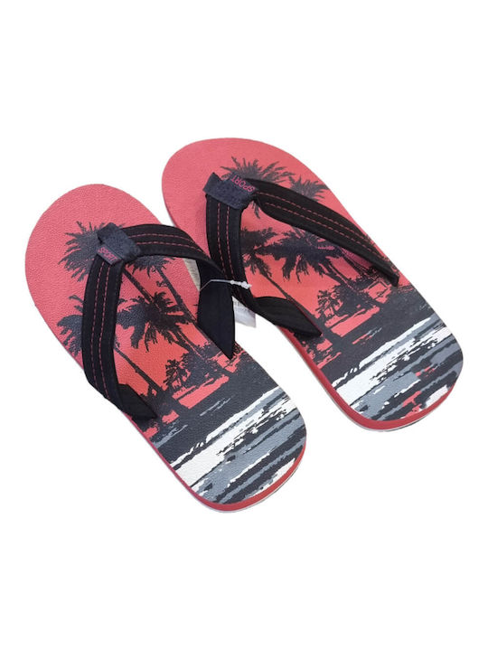 Joy Men's Flip Flops Red