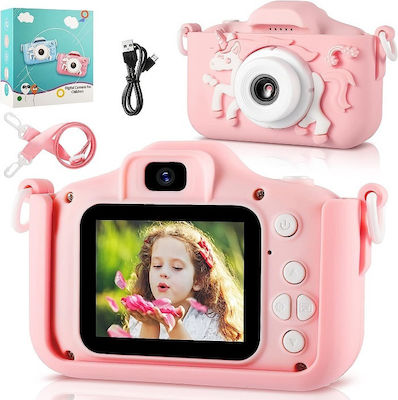 Compact Camera 8MP with 2" Display 1280 x 720 pixels Pink