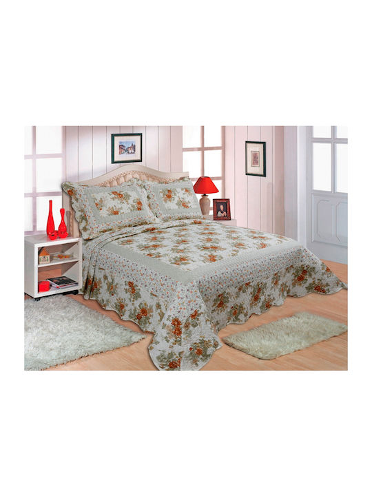 Silk Fashion ZG-040 Σετ Κουβερλί Μονό Microfiber Γκρι 160x220cm 2τμχ
